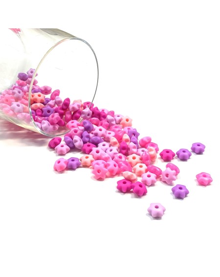 KIT SILICONE STAR LENTIL 100 PCS 12MM 2