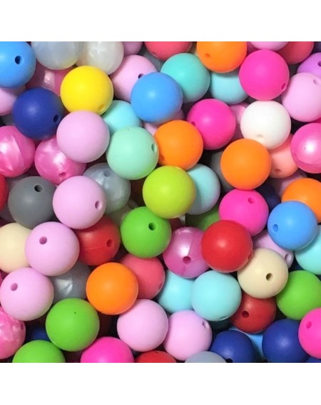 KIT 30 pcs 15mm Perlas de Silicone