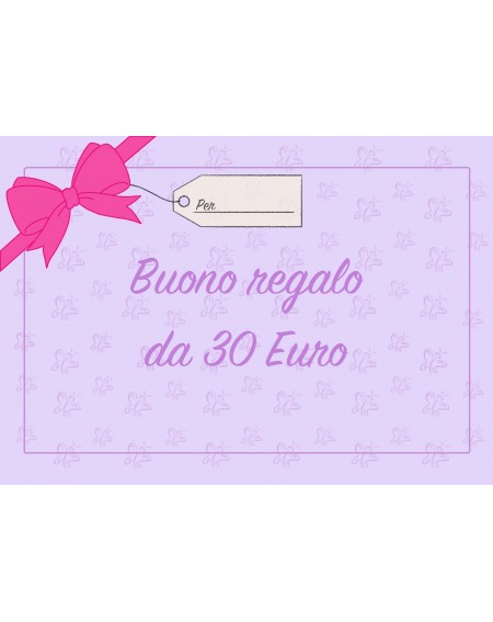 Buono regalo da 30 Euro 2
