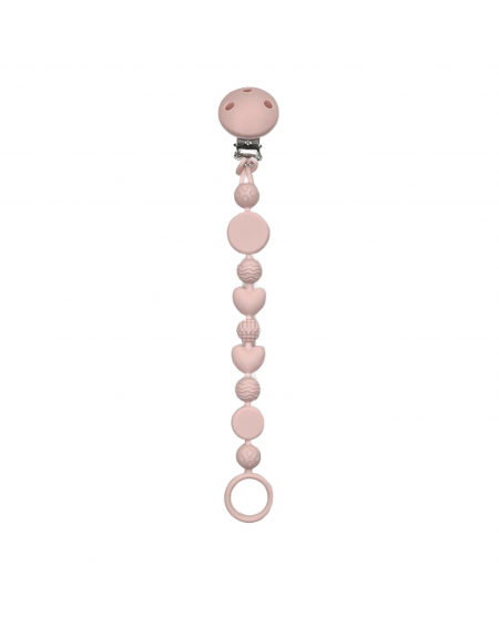 Cadeia de chupeta BUBBLE TALCO de silicone com nome, adaptador / gancho de chupeta MAM e CHICCO 2