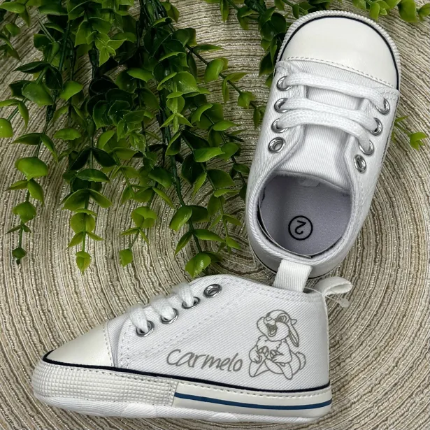PERSONALIZAR Zapatillas recién nacido LASER