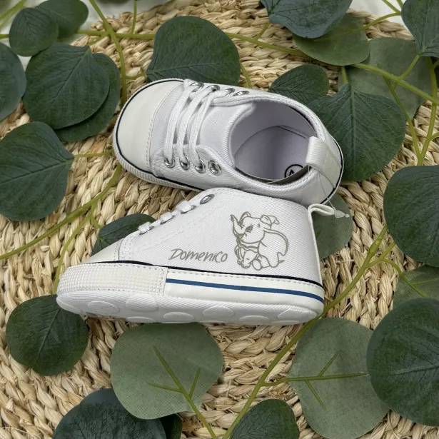 PERSONNALISER Baskets nouveau-né LASER