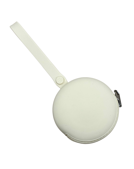 PERSONALIZE Estojo Para Corrente de Chupeta Redondo LISO com LASER-IMPRESSÃO 2