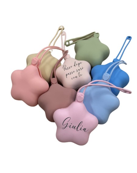 CUSTOMIZE Pacifier Chain Case Star with LASER PRINT