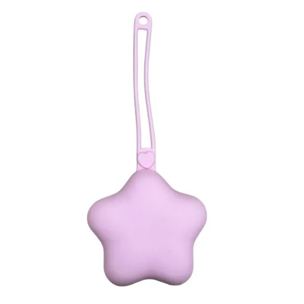 PERSONALIZE Estojo Para Corrente de Chupeta Estrela com LASER-IMPRESSÃO