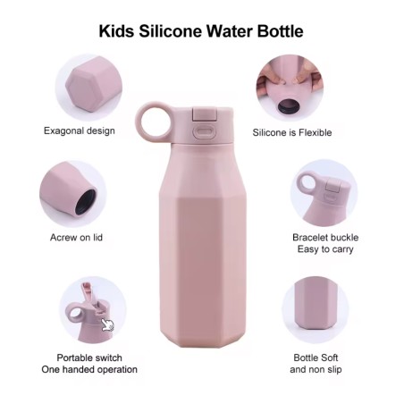 Bouteille d'eau en silicone