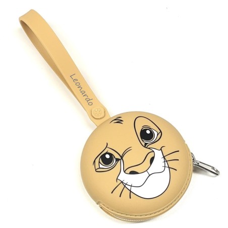 PERSONALIZZA Astuccio Catenella Portaciuccio Tondo con STAMPA