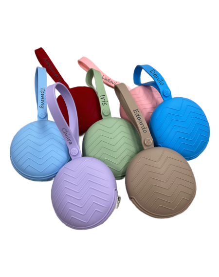 CUSTOMIZE Pacifier Chain Case Round