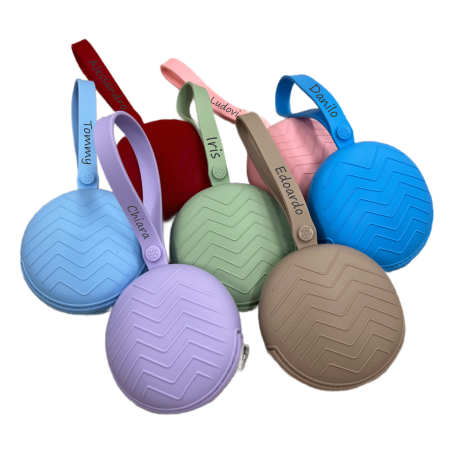CUSTOMIZE Pacifier Chain Case Round