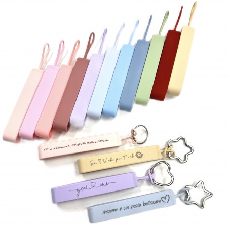 SILICONE KEYCHAIN ​​TO CUSTOMIZE 2-SIDED