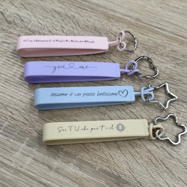 SILICONE KEYCHAIN ​​TO CUSTOMIZE 2-SIDED