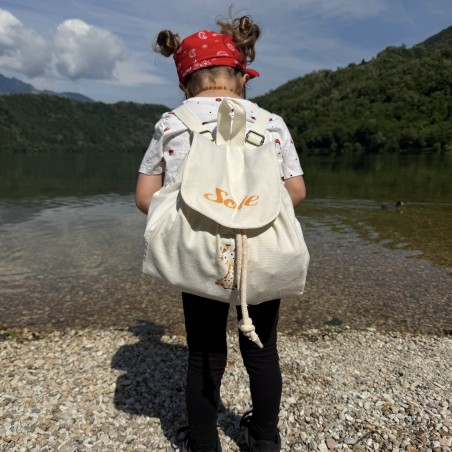 MOCHILA DE ALGODÓN PERSONALIZABLE