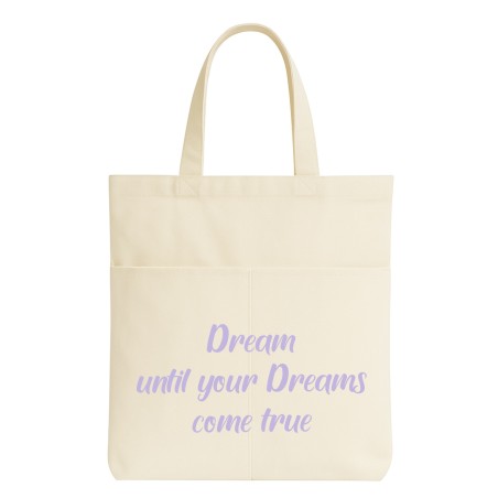 TOTE SAC 2 POCHES PERSONNALISABLE