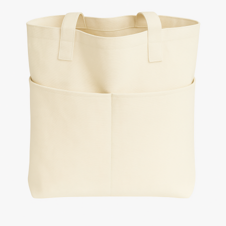 TOTE BAG 2 POCKET CUSTOMIZABLE