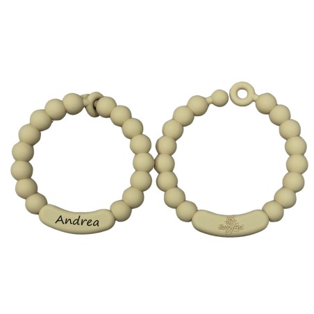 Anillo de dentición personalizado Natural