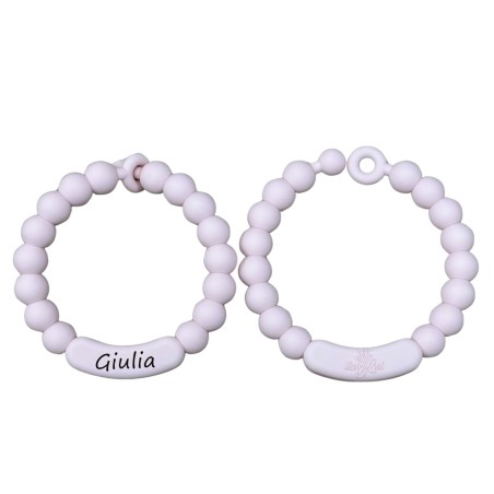 Anillo de dentición personalizado polvos de talco