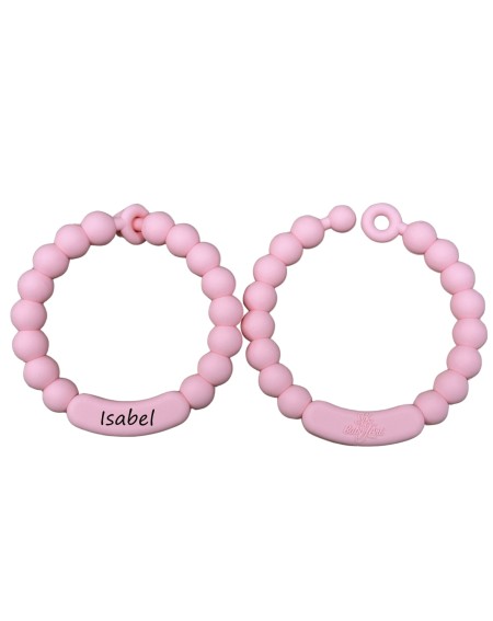 Teething Ring Customized Pastel Pink 2