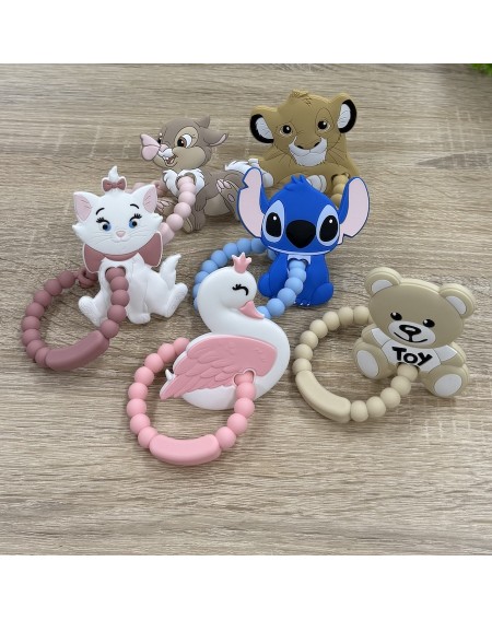 Anel de dentição personalizado Beige 2