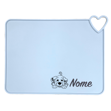 Placemat in silicone with Heart