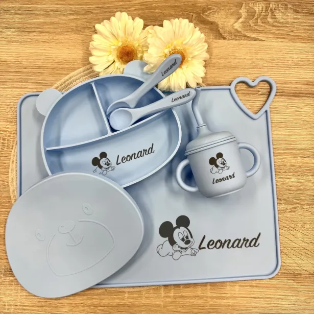 Set de table en silicone avec Cœur