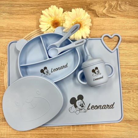 Set de table en silicone avec Cœur