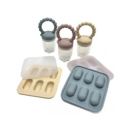 Chupeta de silicone primeira comida para bebé